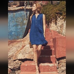 Faherty Dream Cotton Gauze Isha Dress